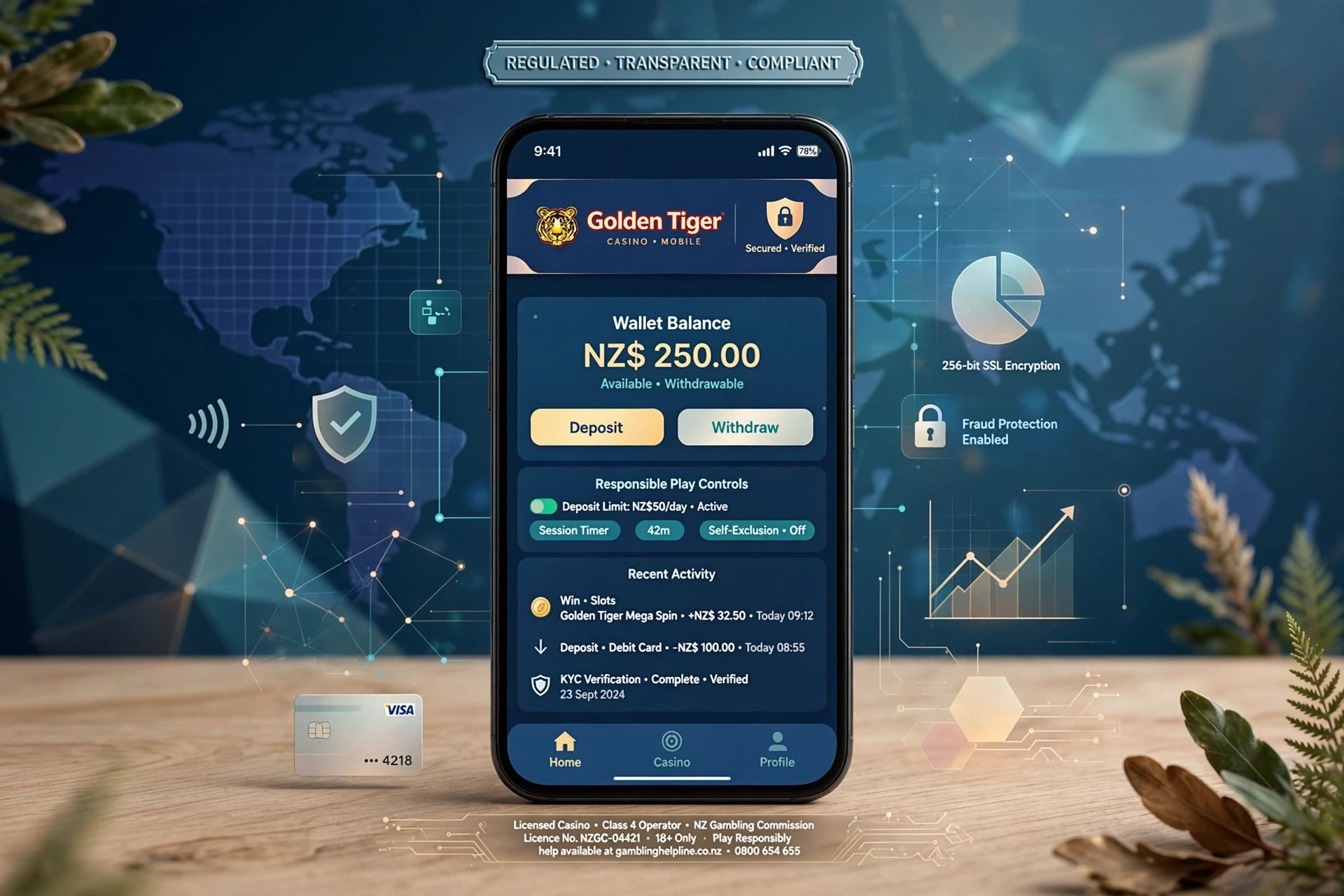 e-wallet GOLDEN TIGER CASINO