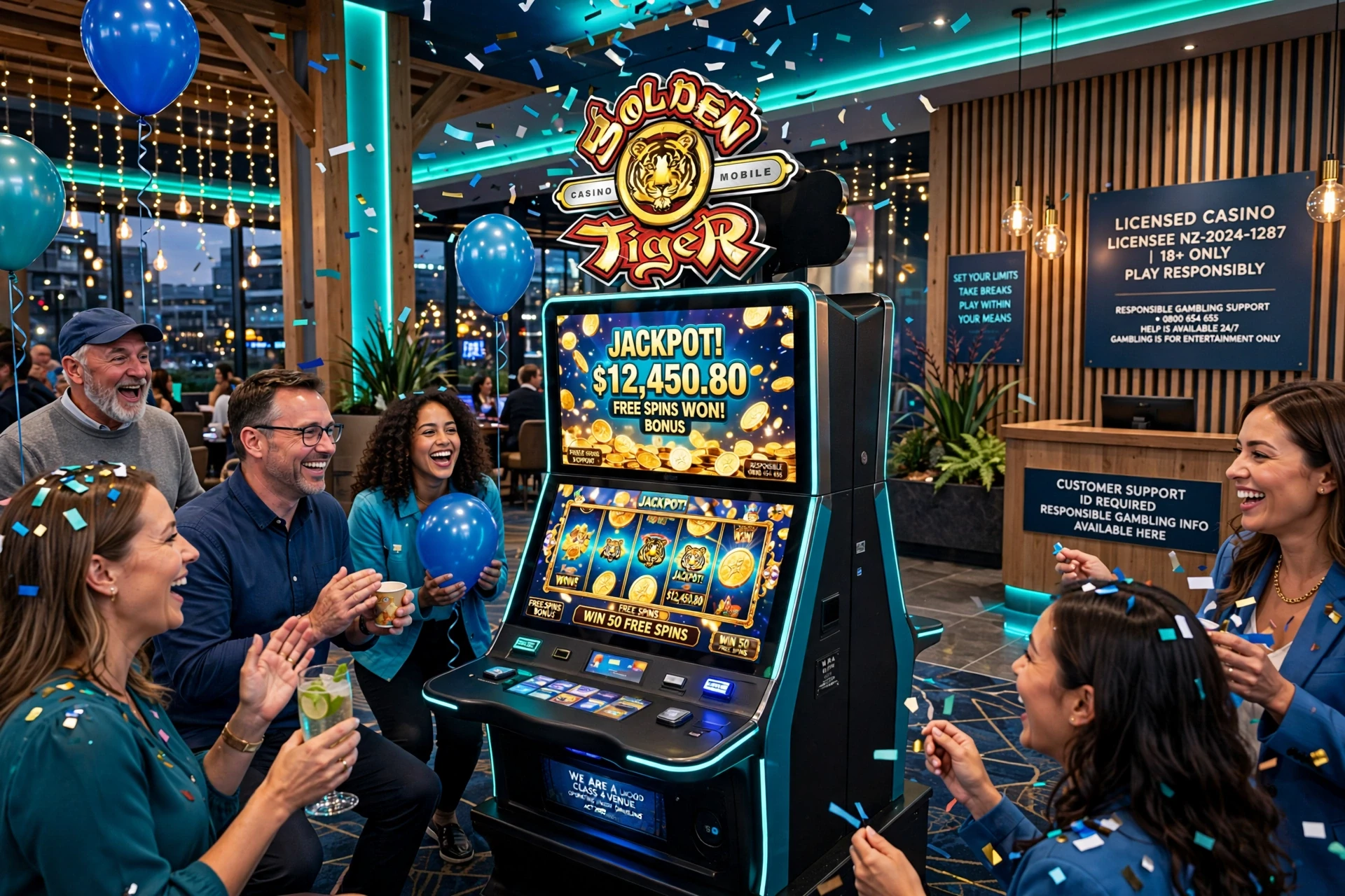Fixed Jackpots at GOLDEN TIGER CASINO