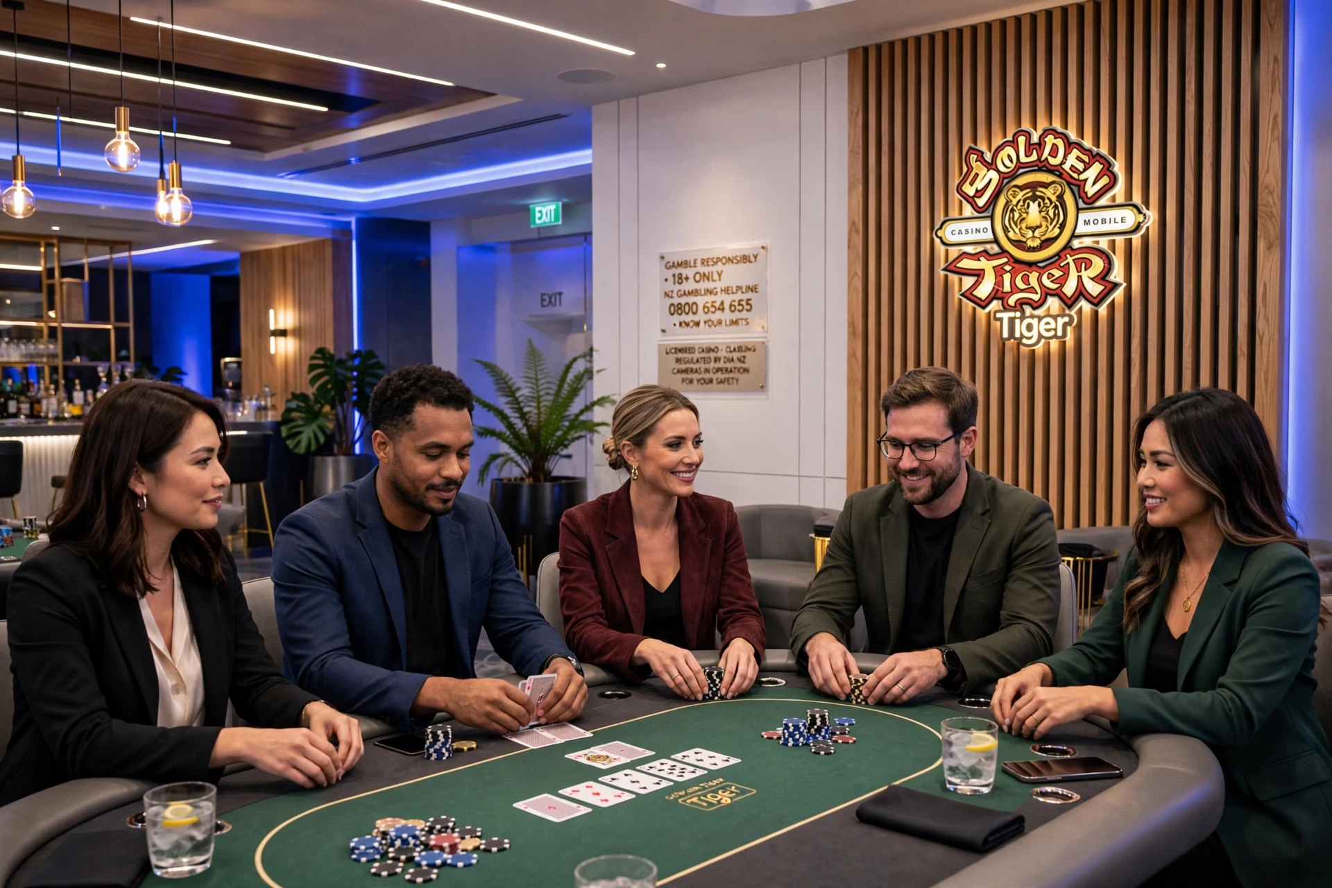 poker tournament at GOLDEN TIGER CASINO
