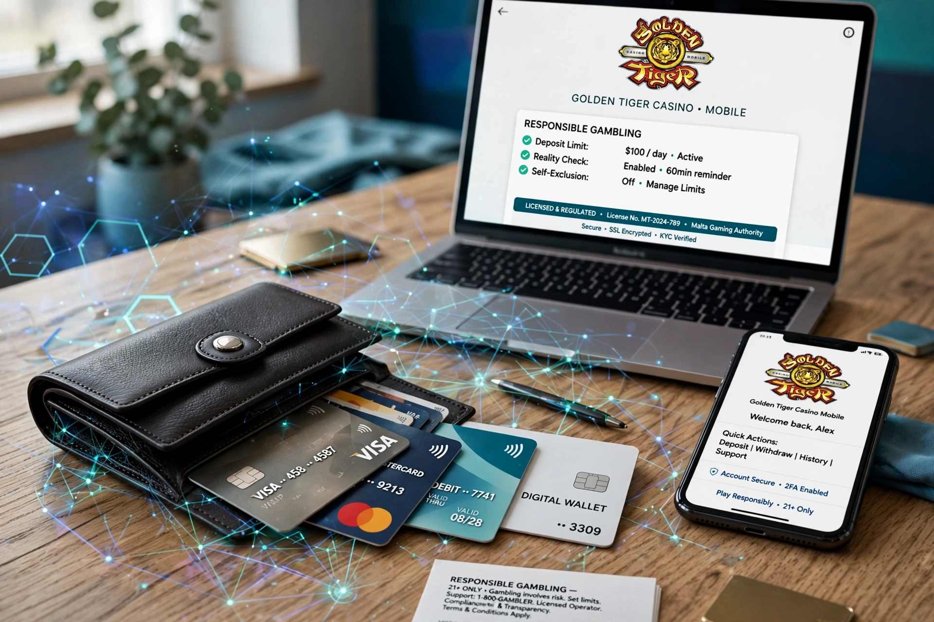 Initial deposit GOLDEN TIGER CASINO