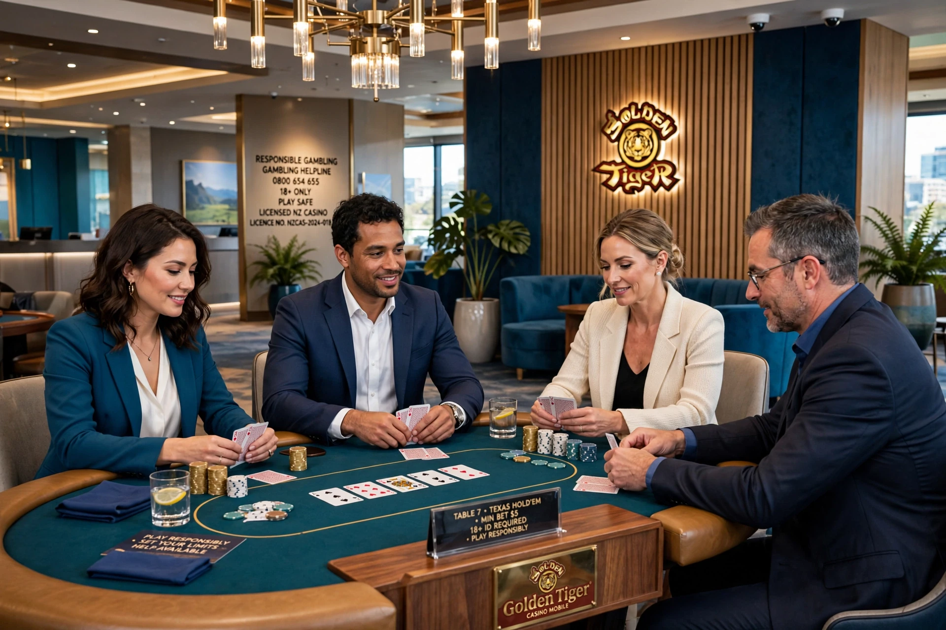 table games at Golden Tiger Casino